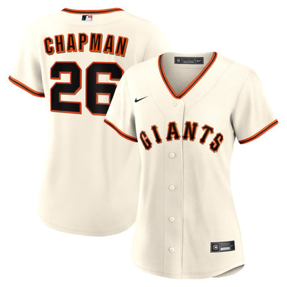 Matt Chapman 26 San Francisco Giants Women's Home Jersey - Cream
