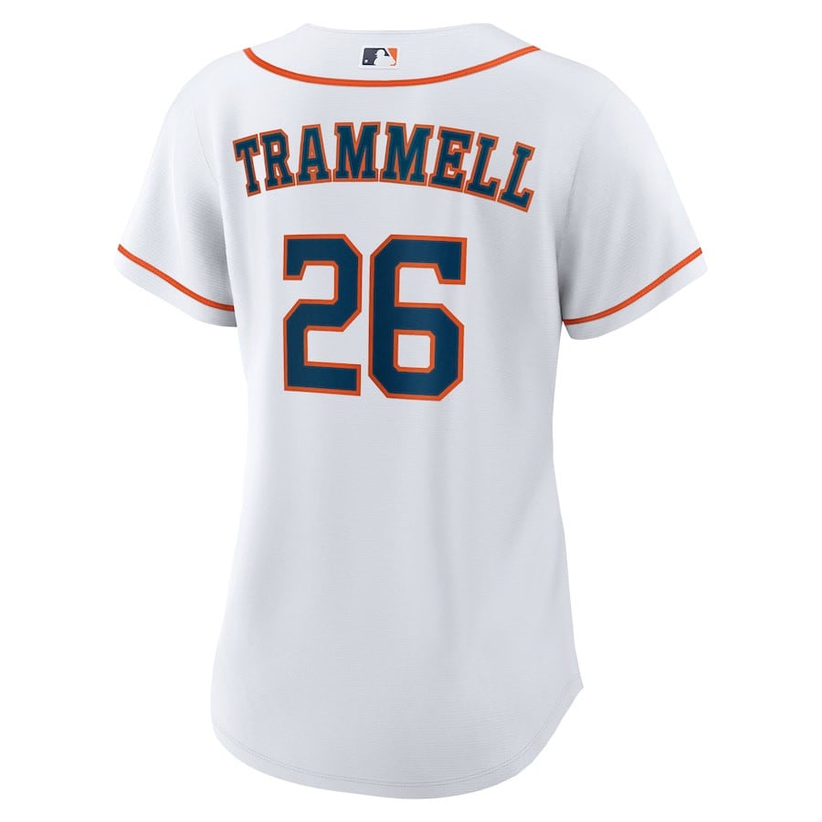 Taylor Trammell 26 Houston Astros Women's Home Jersey - White