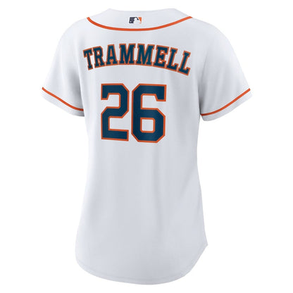 Taylor Trammell 26 Houston Astros Women's Home Jersey - White