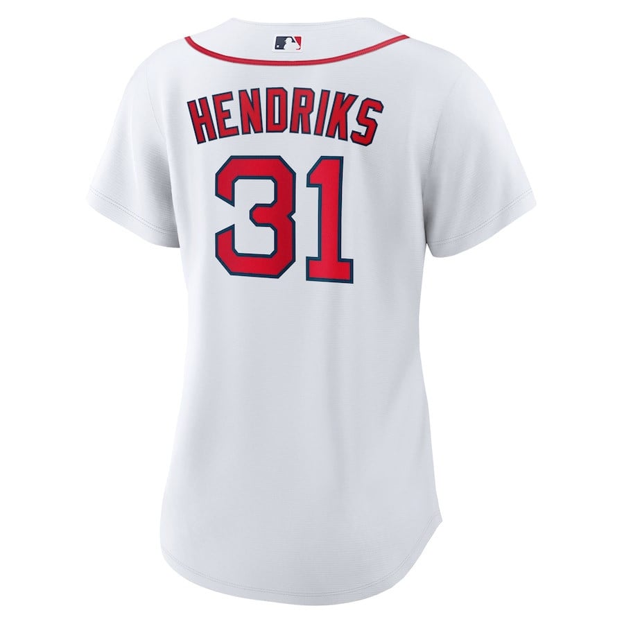 Liam Hendriks 31 Boston Red Sox Women's Home Jersey - White