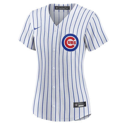 Ian Happ 8 Chicago Cubs Women's Home Jersey - White
