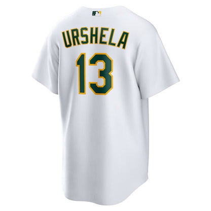 Gio Urshela 13 Athletics Home Men Jersey - White