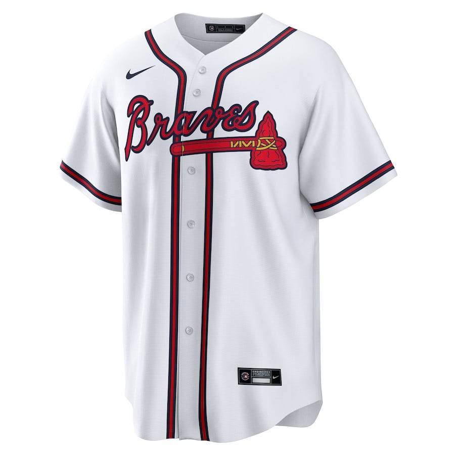 Marcell Ozuna 20 Atlanta Braves Home Men Jersey - White