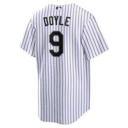 Brenton Doyle 9 Colorado Rockies Home Men Jersey - White