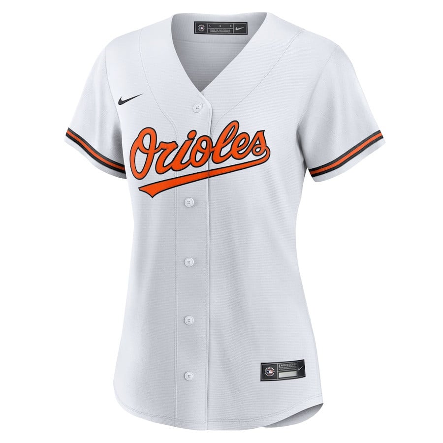 Zach Eflin 24 Baltimore Orioles Home Women Jersey - White
