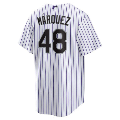 Germán Márquez 48 Colorado Rockies Home Men Jersey - White
