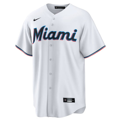 Eury Perez 39 Miami Marlins Home Men Jersey - White