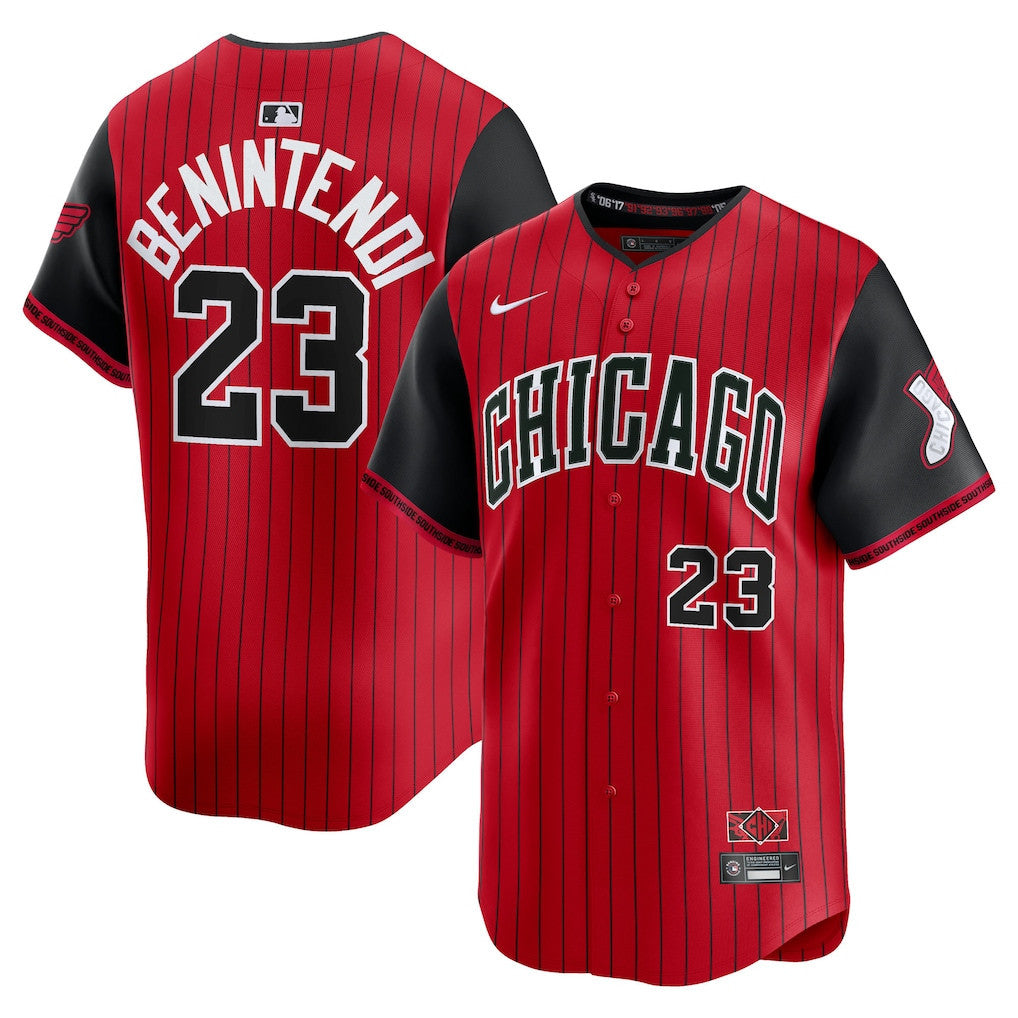 Andrew Benintendi 23 Chicago White Sox 2025 City Connect Limited Men Jersey - Red/Black