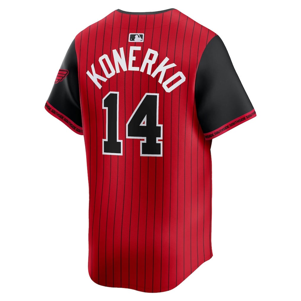 Paul Konerko 14 Chicago White Sox 2025 City Connect Limited Men Jersey - Red/Black