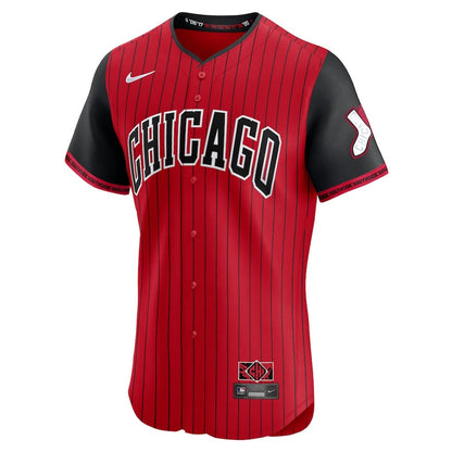 Chicago White Sox 2025 City Connect Elite Men Jersey - Red/Black