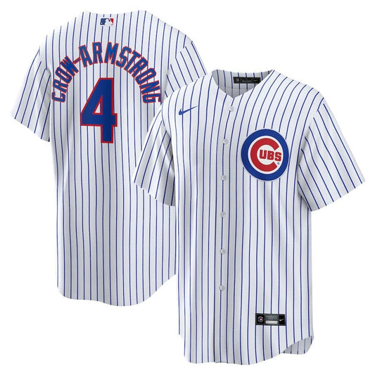 Pete Crow-Armstrong 4 Chicago Cubs Home Men Jersey - White