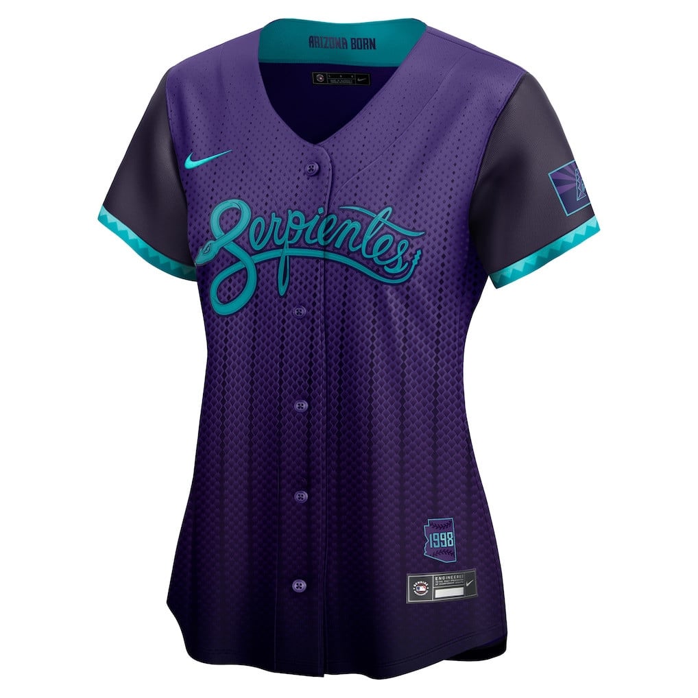 Corbin Carroll 7 Arizona Diamondbacks Women's 2025 City Connect Limited Player Jersey - Purple