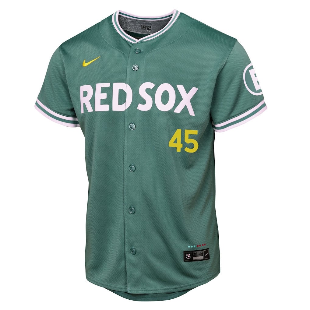 Pedro Martinez 45 Boston Red Sox 2025 City Connect Limited Retired YOUTH Jersey - Green