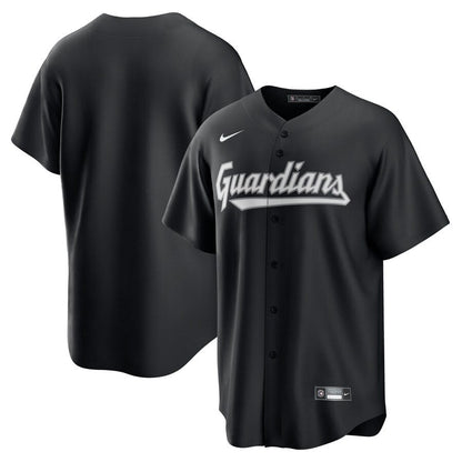 Cleveland Guardians Lights Out Men Jersey - Black