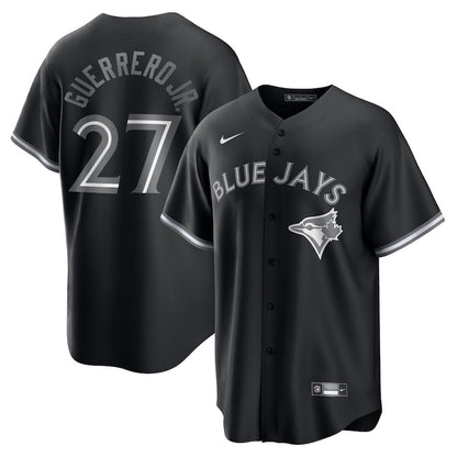 Vladimir Guerrero Jr. 27 Toronto Blue Jays Lights Out Men Jersey - Black