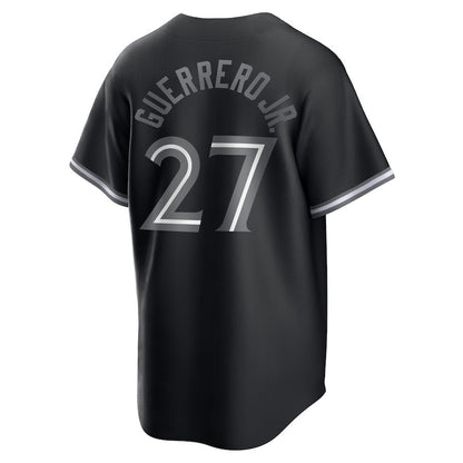 Vladimir Guerrero Jr. 27 Toronto Blue Jays Lights Out Men Jersey - Black