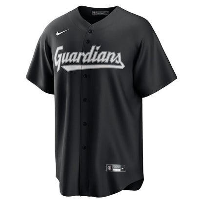 José Ramírez 11 Cleveland Guardians Lights Out Men Jersey - Black