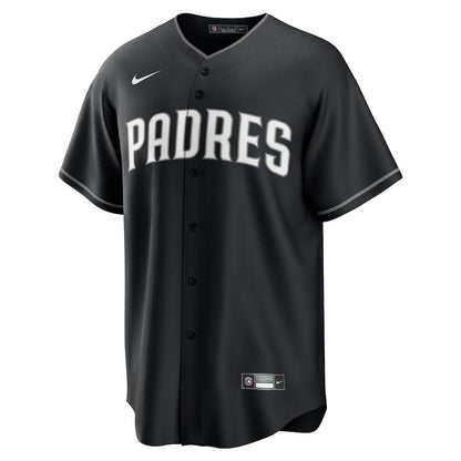 Manny Machado 13 San Diego Padres Lights Out Men Jersey - Black