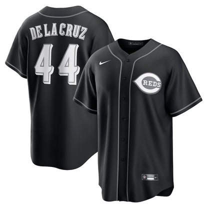 Elly De La Cruz 44 Cincinnati Reds Lights Out Men Jersey - Black