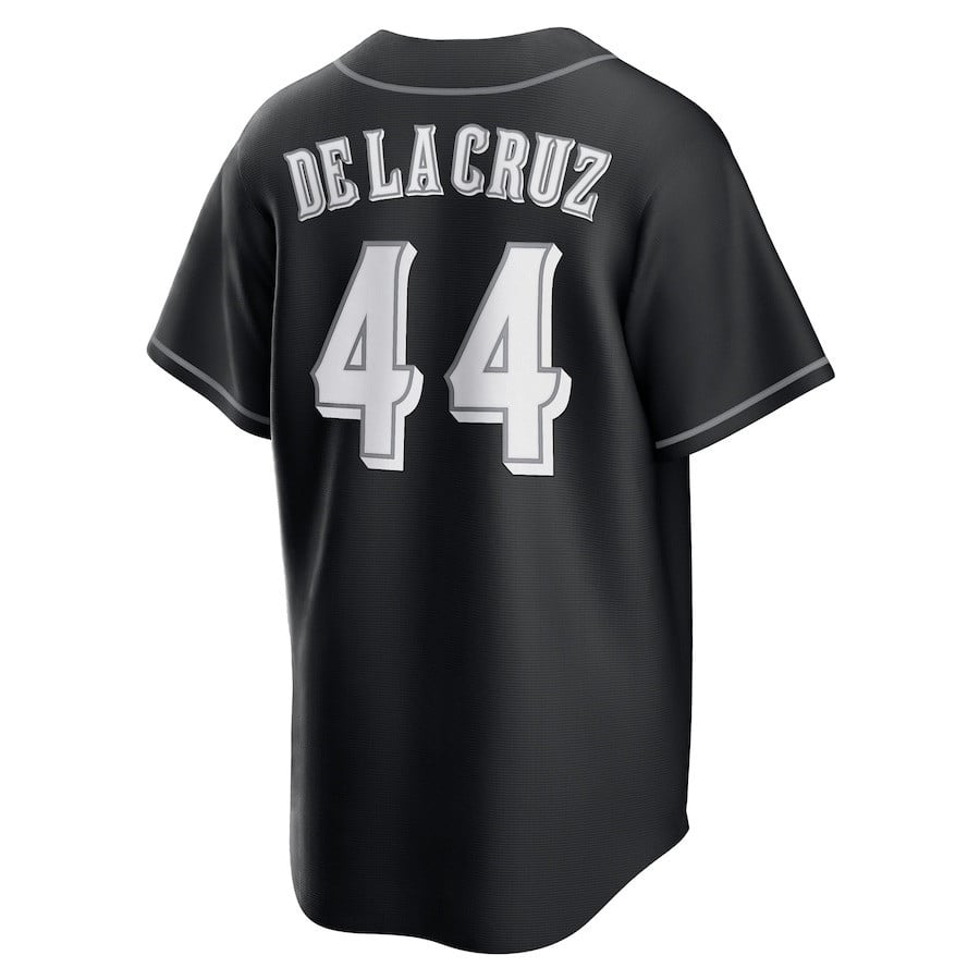 Elly De La Cruz 44 Cincinnati Reds Lights Out Men Jersey - Black