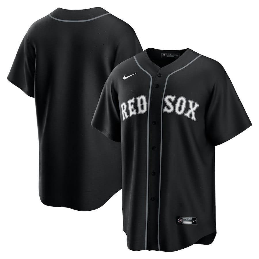 Boston Red Sox Lights Out Men Jersey - Black