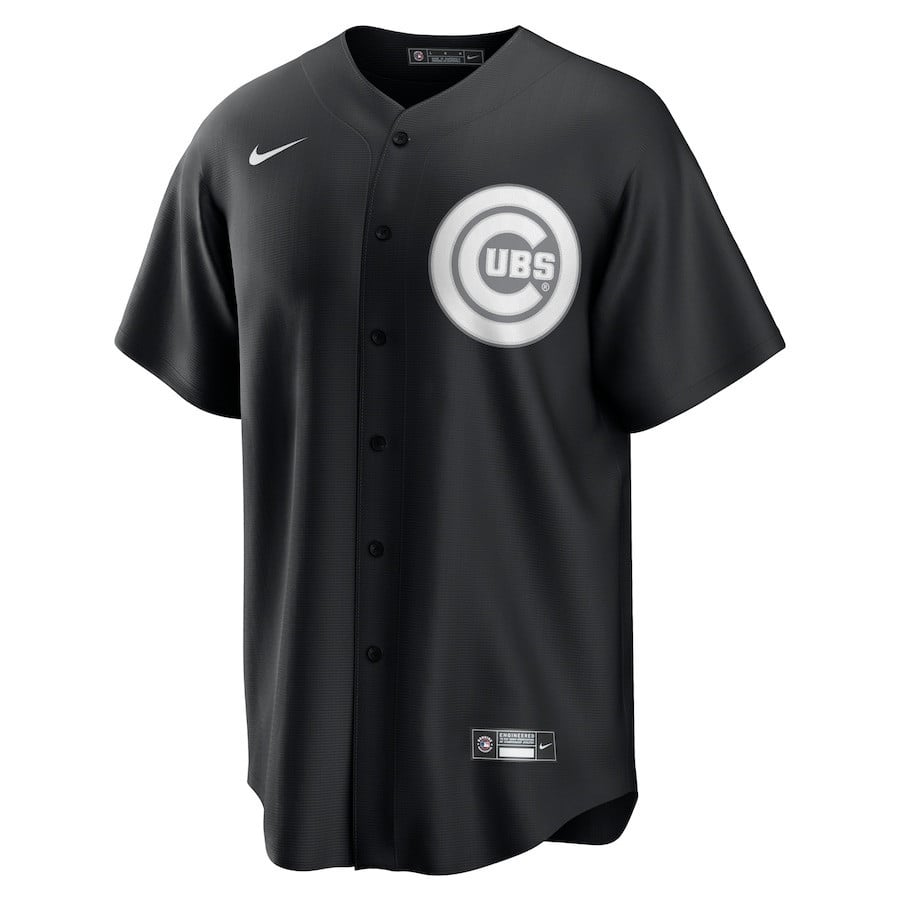 Chicago Cubs Lights Out Men Jersey - Black