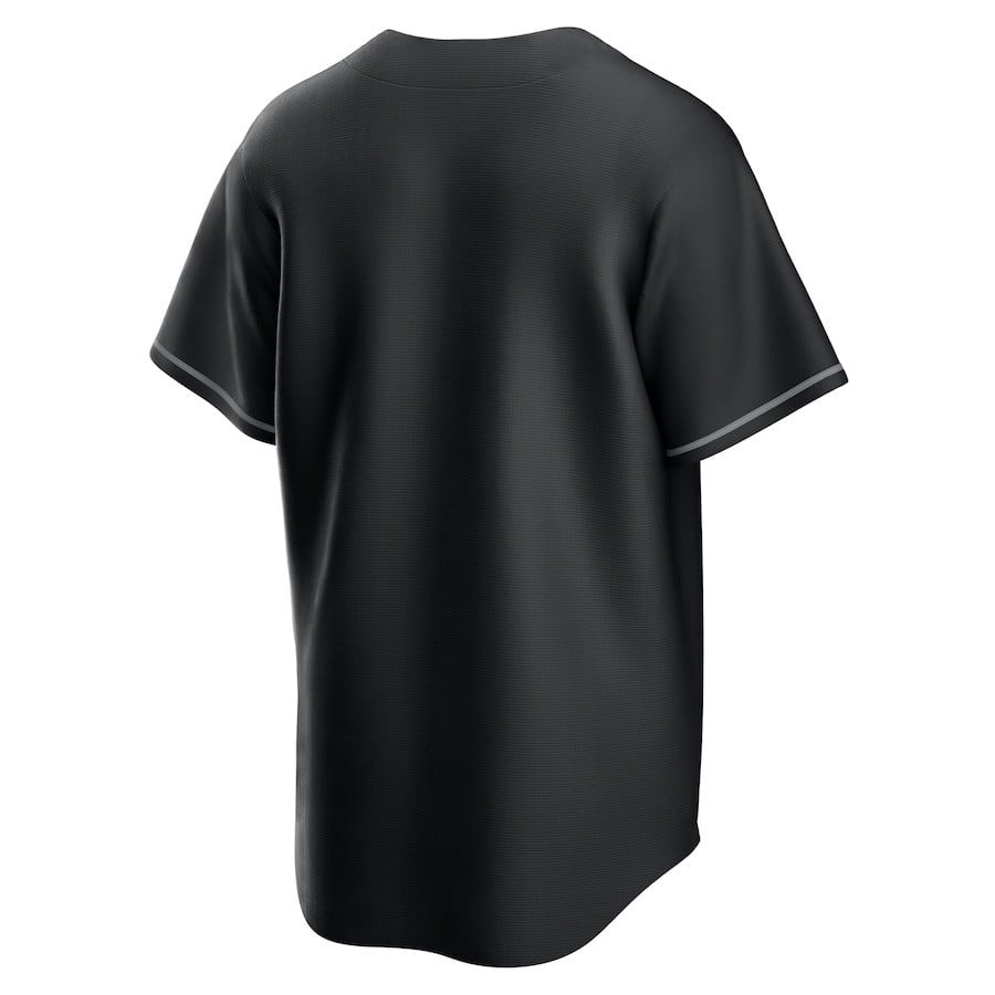 Atlanta Braves Lights Out Men Jersey - Black