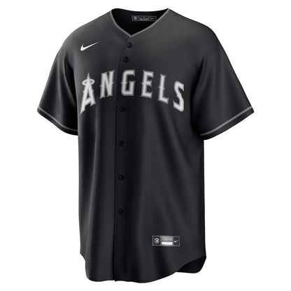 Los Angeles Angels Lights Out Men Jersey - Black
