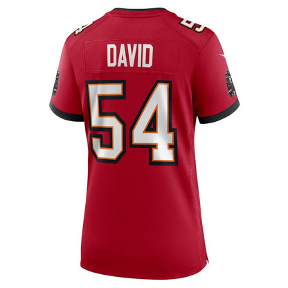 Lavonte David 54 Tampa Bay Buccaneers Women's 50th Anniversary Game Jersey - Red