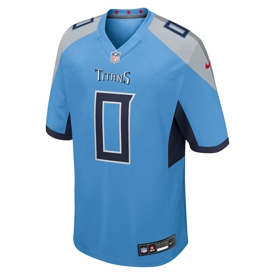 Calvin Ridley 0 Tennessee Titans Team Game Men Jersey - Light Blue