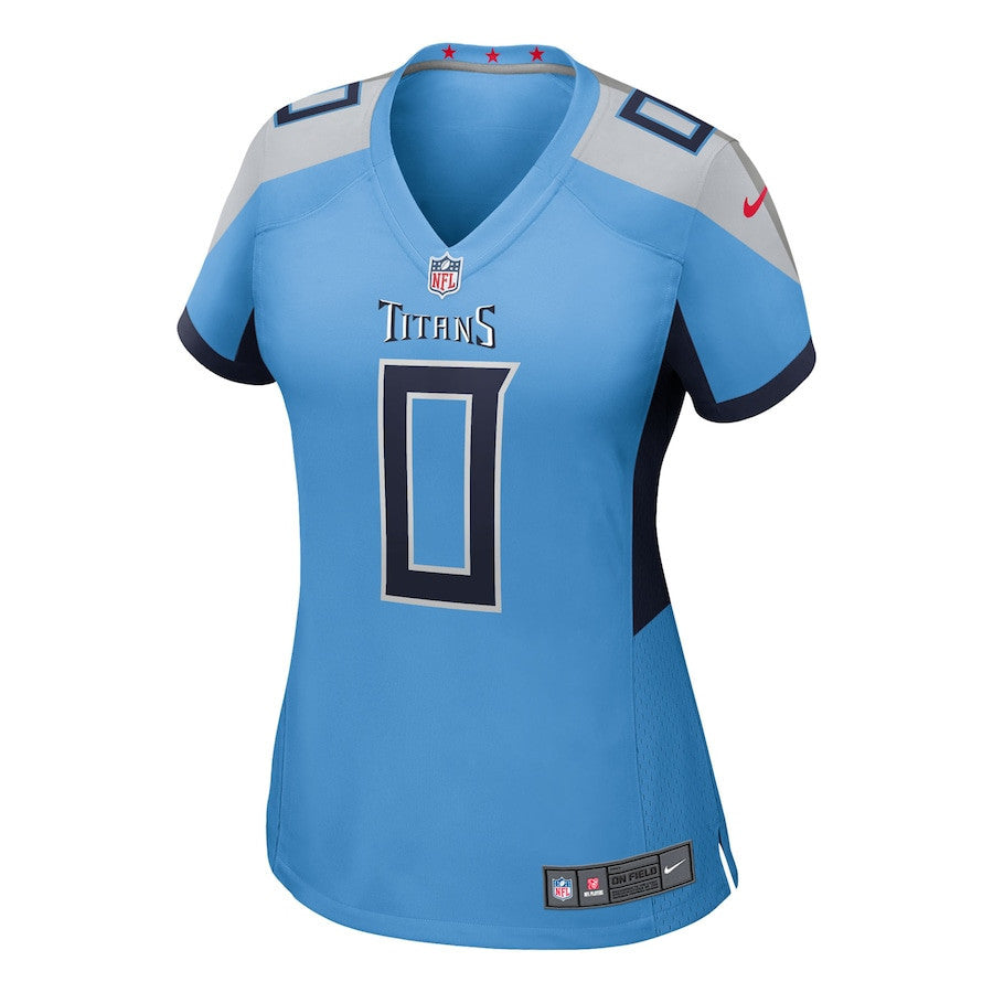 Calvin Ridley 0 Tennessee Titans Women's Team Game Jersey - Light Blue