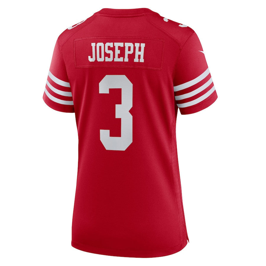 Greg Joseph 3 San Francisco 49ers Women's Team Game Jersey - Scarlet