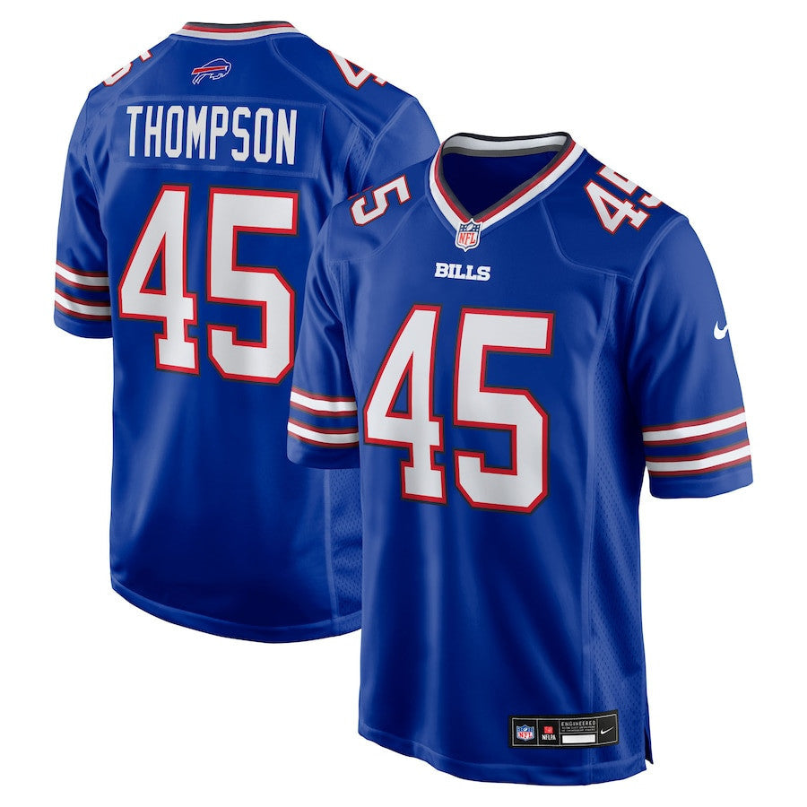 Shaq Thompson 45 Buffalo Bills Team Game Men Jersey - Royal