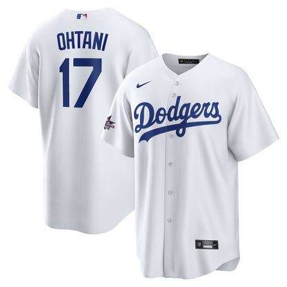 Shohei Ohtani 17 Los Angeles Dodgers 2025 MLB All-Star Game Home Men Jersey - White