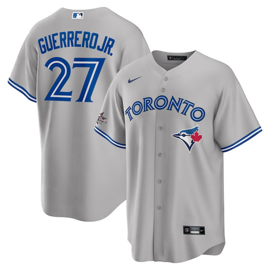 Vladimir Guerrero Jr. 27 Toronto Blue Jays 2025 MLB All-Star Game Road Men Jersey - Gray