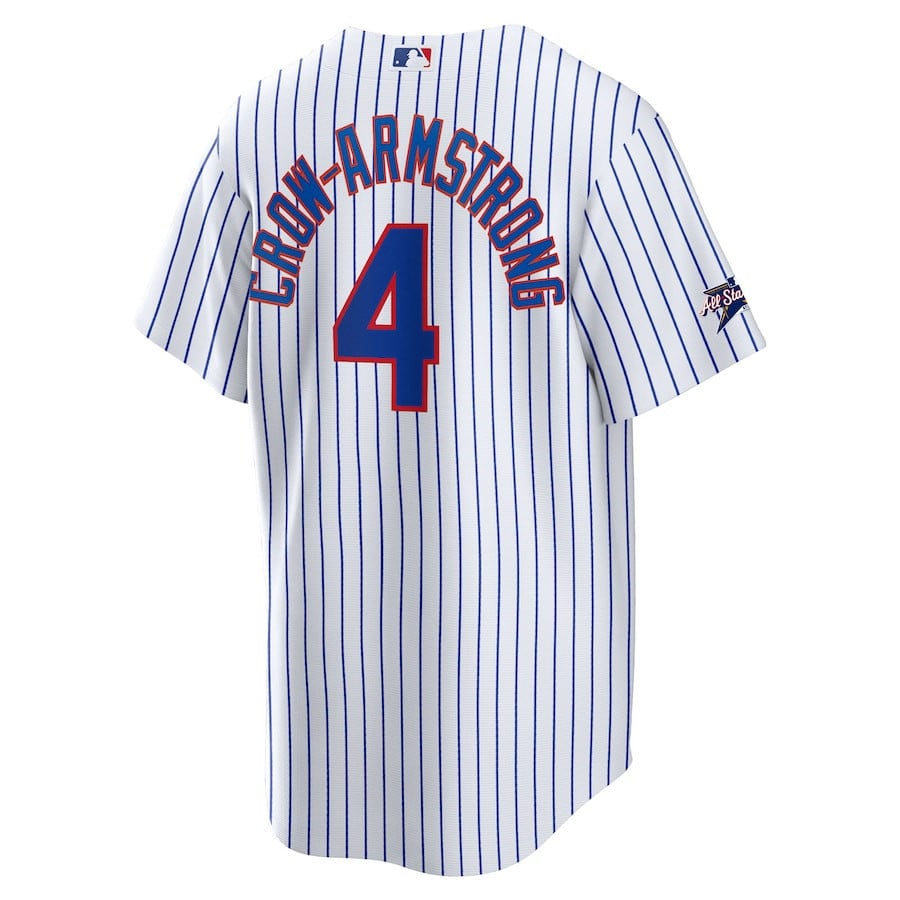 Pete Crow-Armstrong 4 Chicago Cubs 2025 MLB All-Star Game Home Men Jersey - White