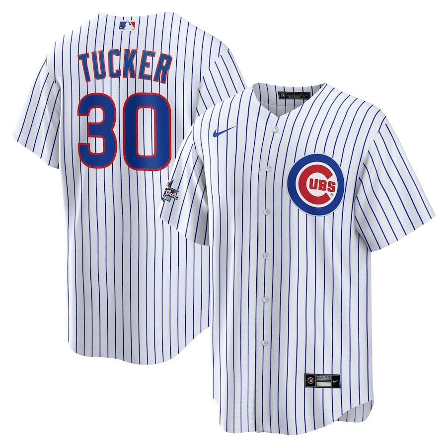 Kyle Tucker 30 Chicago Cubs 2025 MLB All-Star Game Home Men Jersey - White