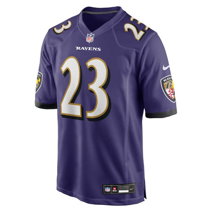 Jaire Alexander 23 Baltimore Ravens Team Game Men Jersey - Purple