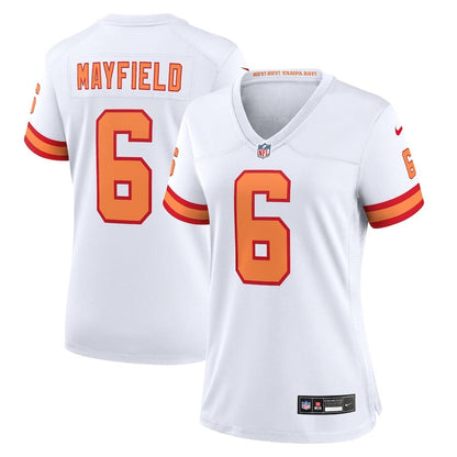 Baker Mayfield 6 '76 Tampa Bay Buccaneers Women's Game Jersey - White
