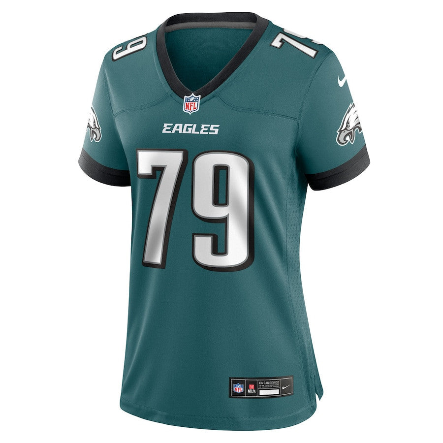 Matt Pryor 79 Philadelphia Eagles Women's Team Game Jersey - Midnight Green
