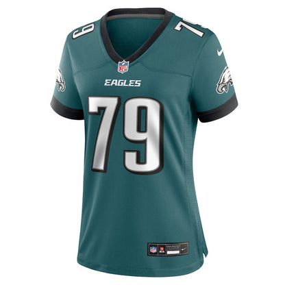 Matt Pryor 79 Philadelphia Eagles Women's Team Game Jersey - Midnight Green