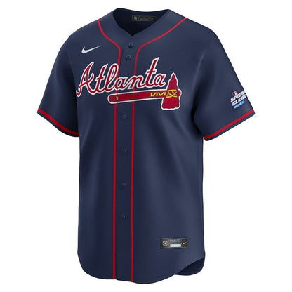 Austin Riley 27 Atlanta Braves 2025 Speedway Classic Alternate Limited Men Jersey - Navy
