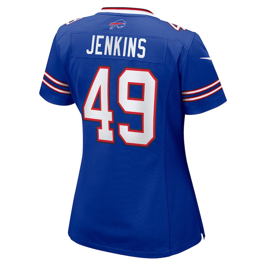 Keonta Jenkins 49 Buffalo Bills Women's Team Game Jersey - Royal