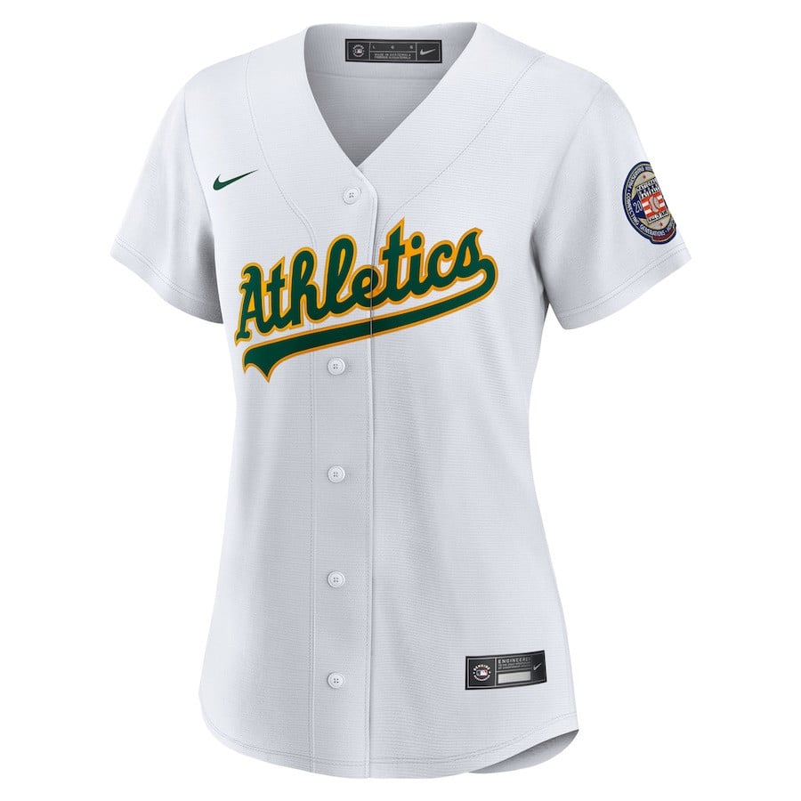 Dave Parker 39 Athletics Women's 2025 Baseball Hall of Fame Jersey - White