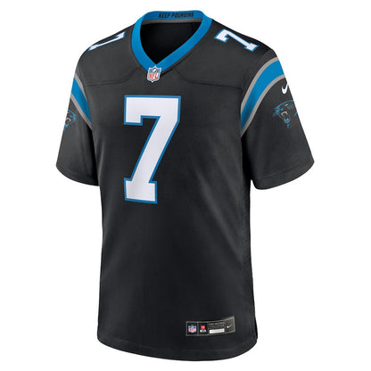 Trevon Moehrig 7 Carolina Panthers Team Game Men Jersey - Black