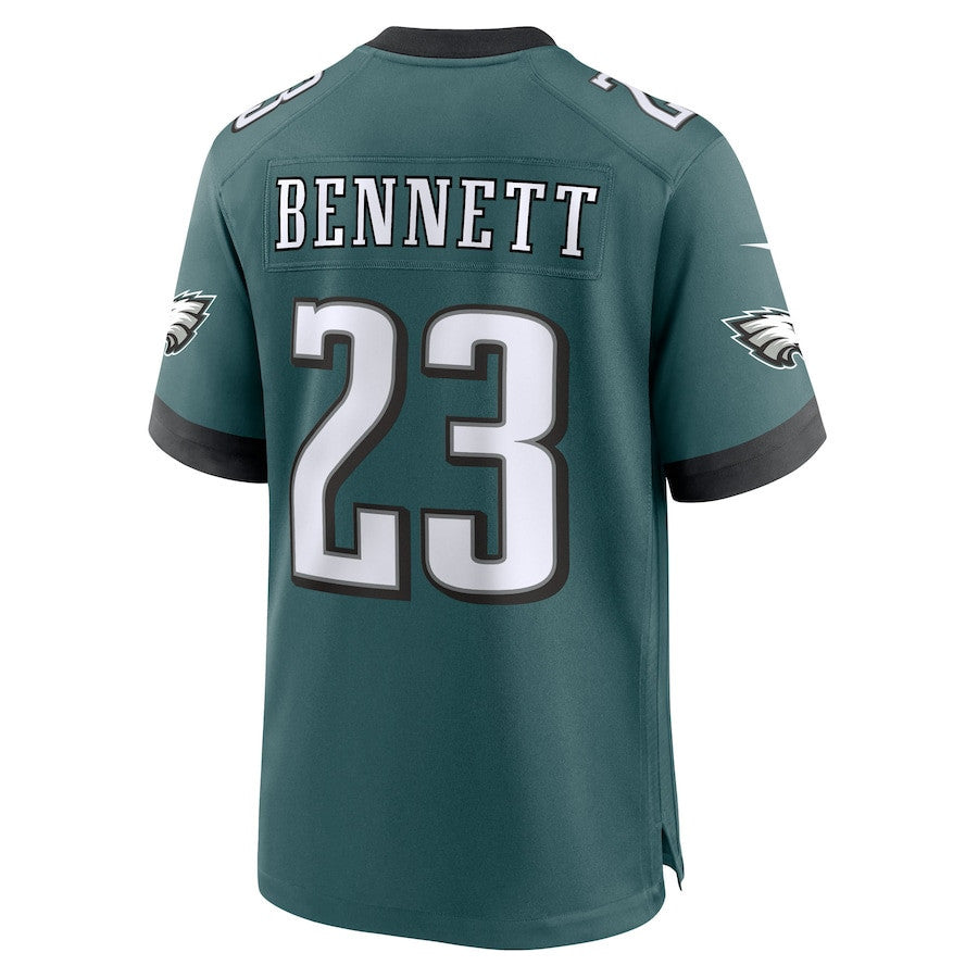 Jakorian Bennett 23 Philadelphia Eagles Team Game Men Jersey - Midnight Green
