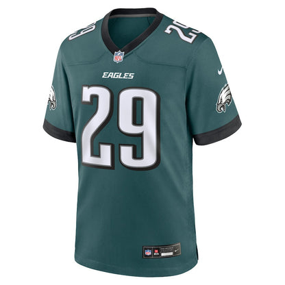 AJ Dillon 29 Philadelphia Eagles Team Game Men Jersey - Midnight Green
