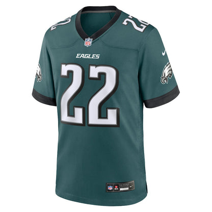 Mac McWilliams 22 Philadelphia Eagles Team Game Men Jersey - Midnight Green