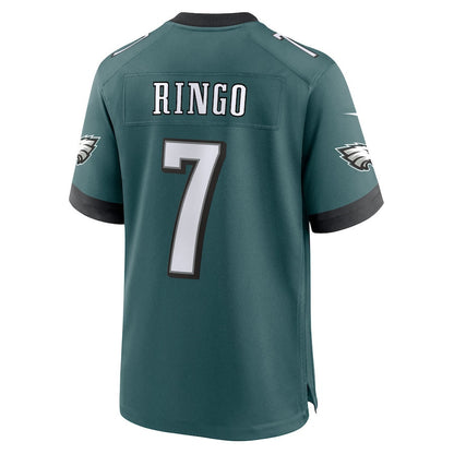 Kelee Ringo 7 Philadelphia Eagles Team Game Men Jersey - Midnight Green