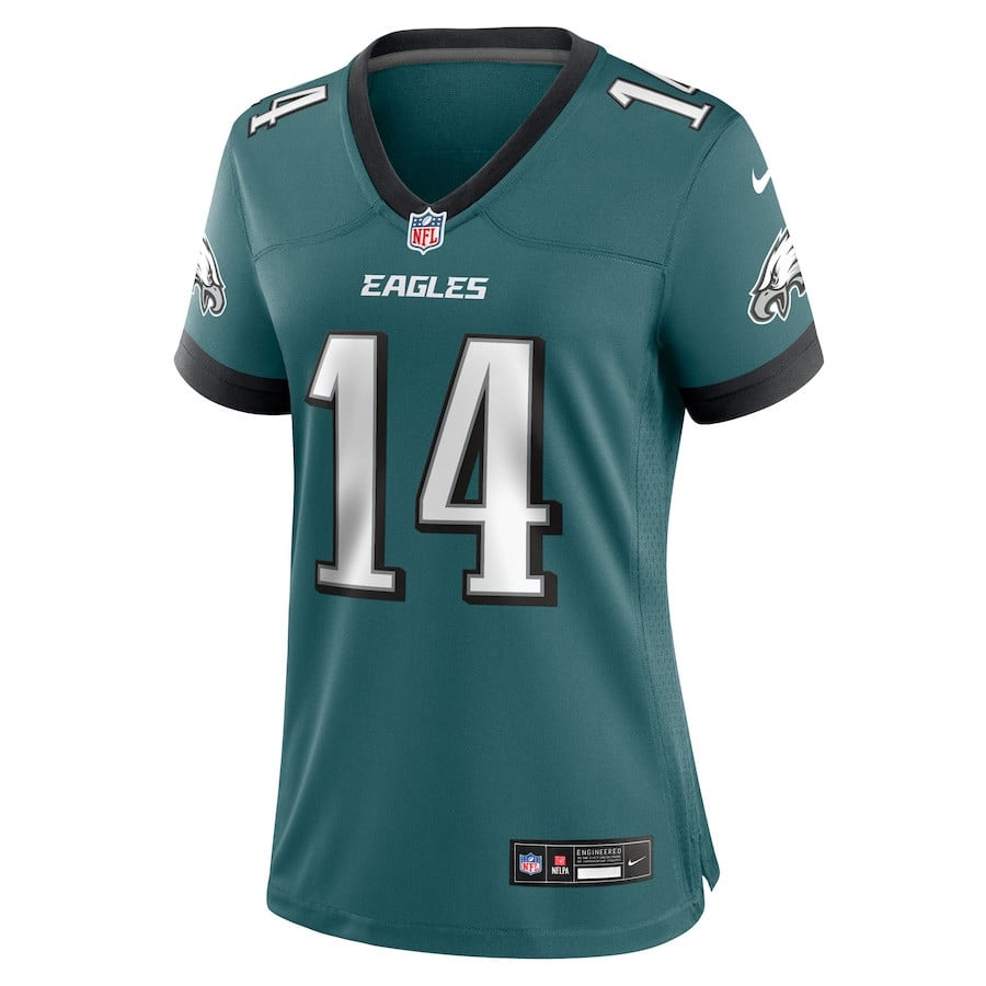Sam Howell 14 Philadelphia Eagles Women's Team Game Jersey - Midnight Green